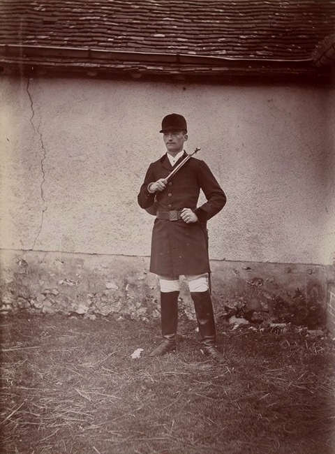 Le vicomte de Chambray (2) - Tiré de l'ouvrage L'Equipage du marquis de Chambray - Photos de Maurice de Gasté (1894) - Bnf (Gallica)